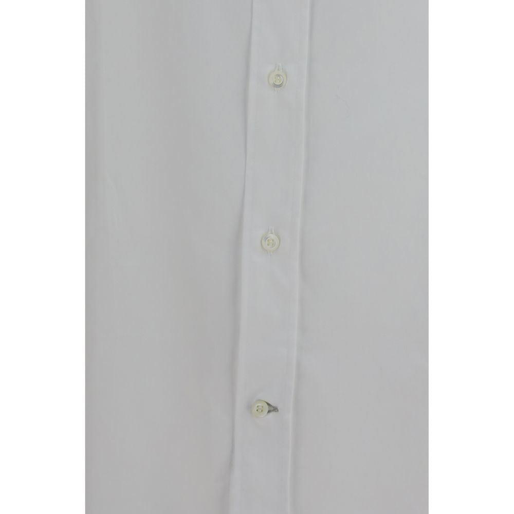 Brunello Cucinelli White Cotton Dress Men's Shirt