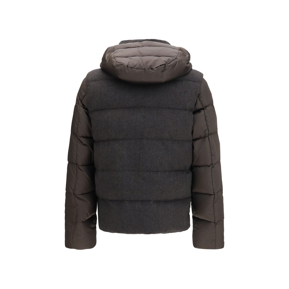 MooRER Gray Goose Down Full-Length Men's Jacket