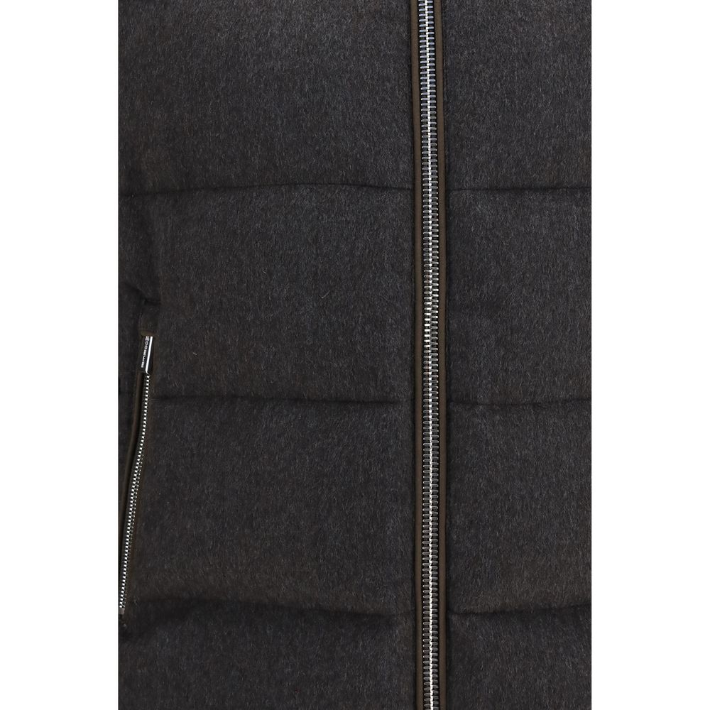 MooRER Gray Goose Down Full-Length Men's Jacket