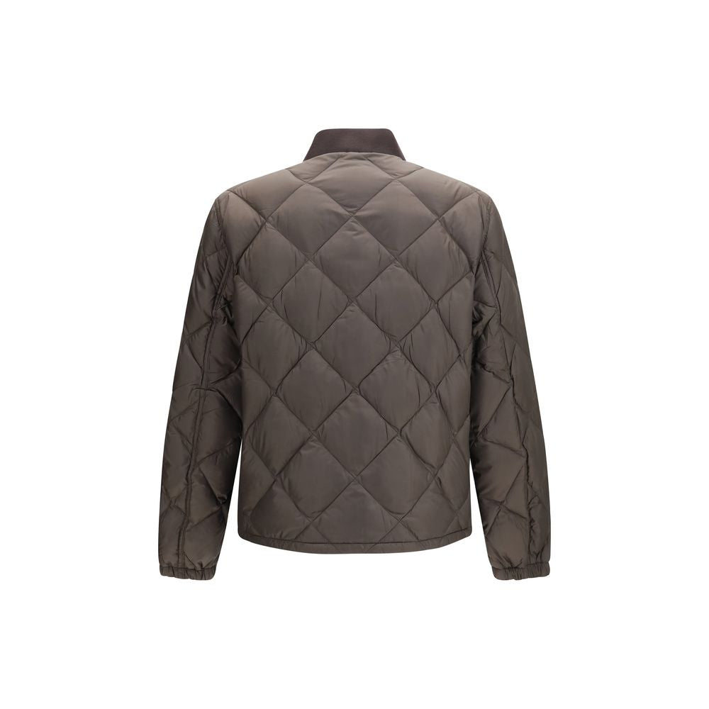 Prada Bicolor Recycled Polyester Full-Length Men's Jacket