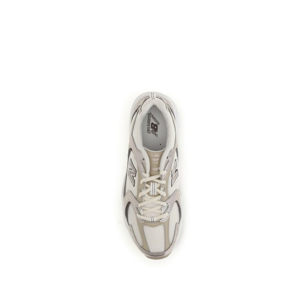 New Balance Beige Fabric Athletic Women's Sneakers