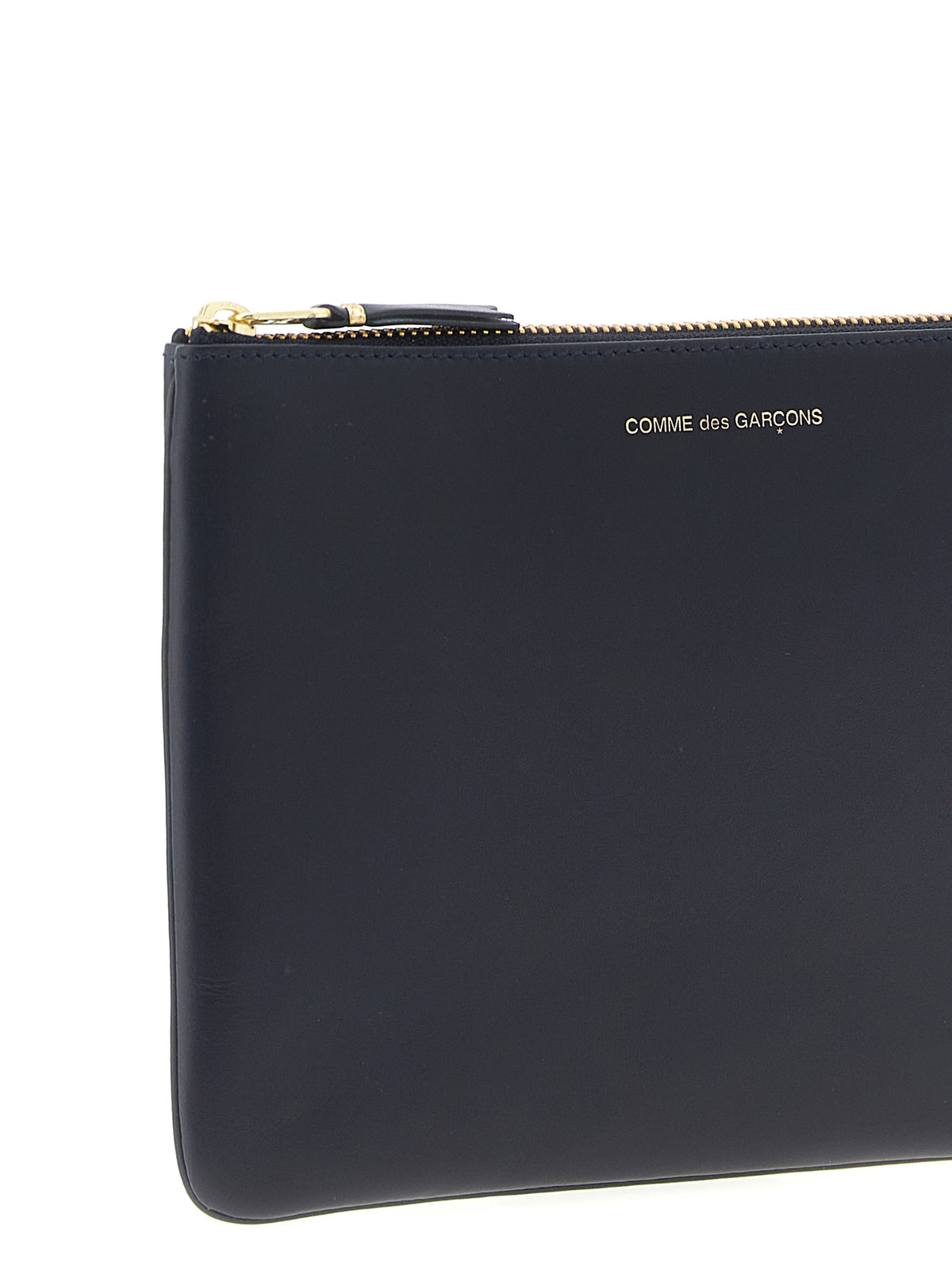 Comme Des Garçons Blue Cowhide  Cardholder