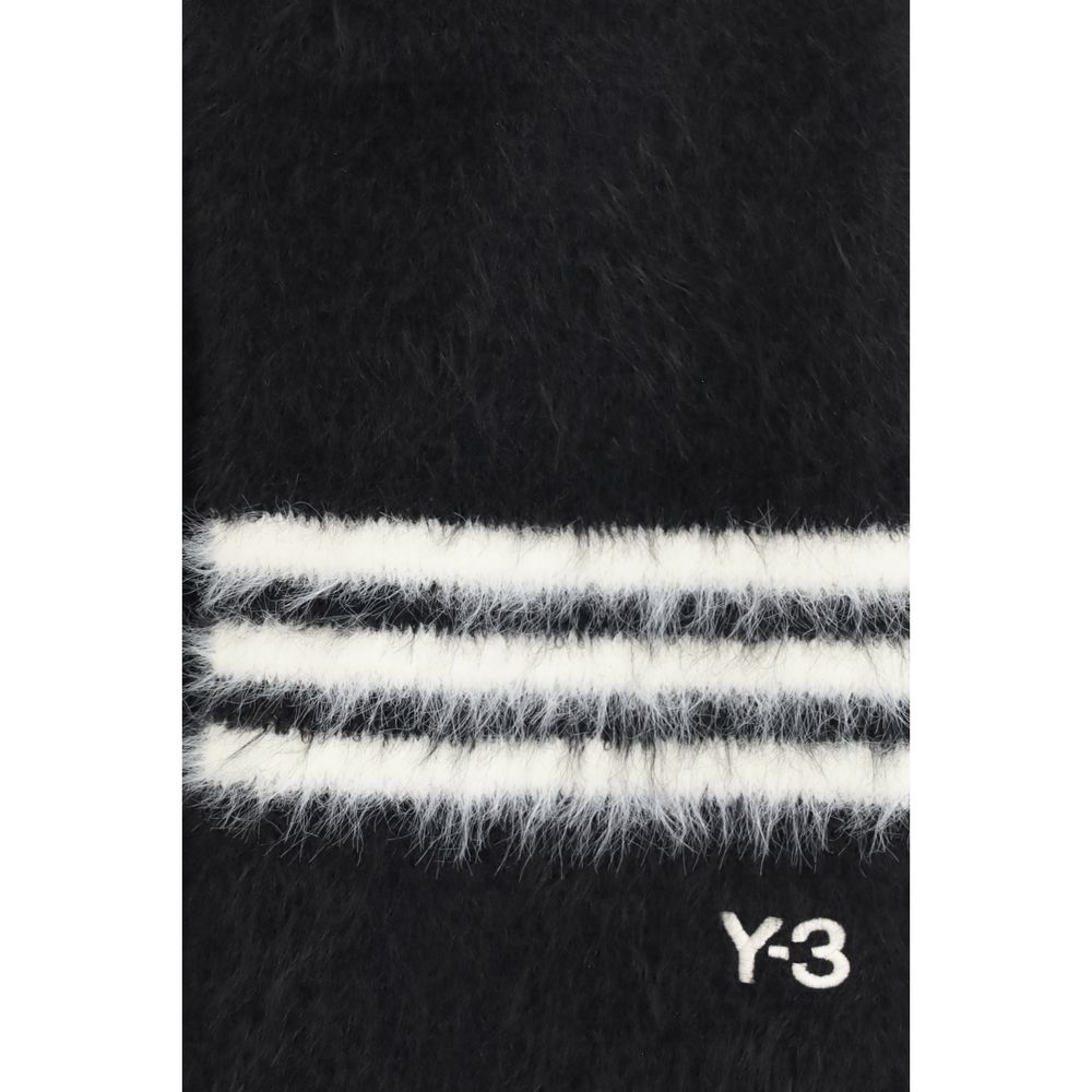 Y-3 Black Recycled Polyamide Men's Scarf