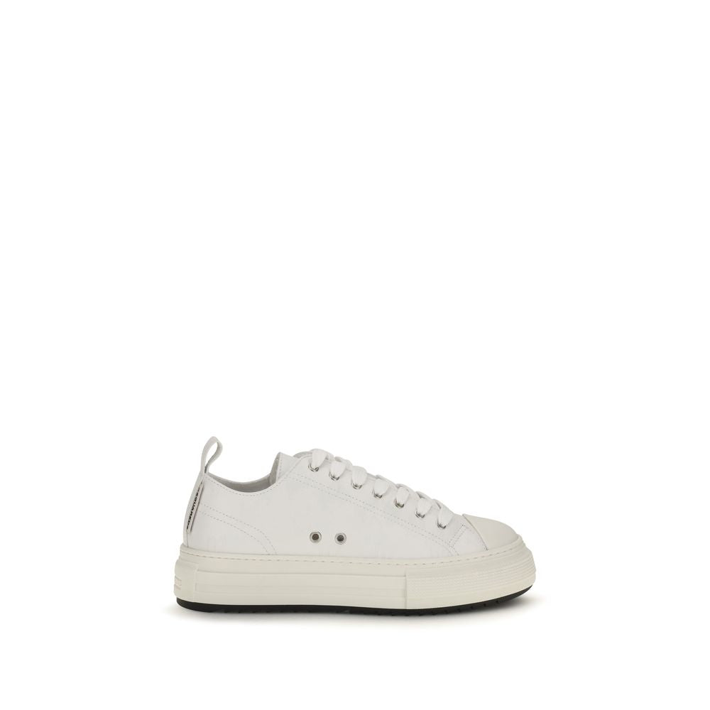 Dsquared² White Polyethylene Platform Men's Sneakers
