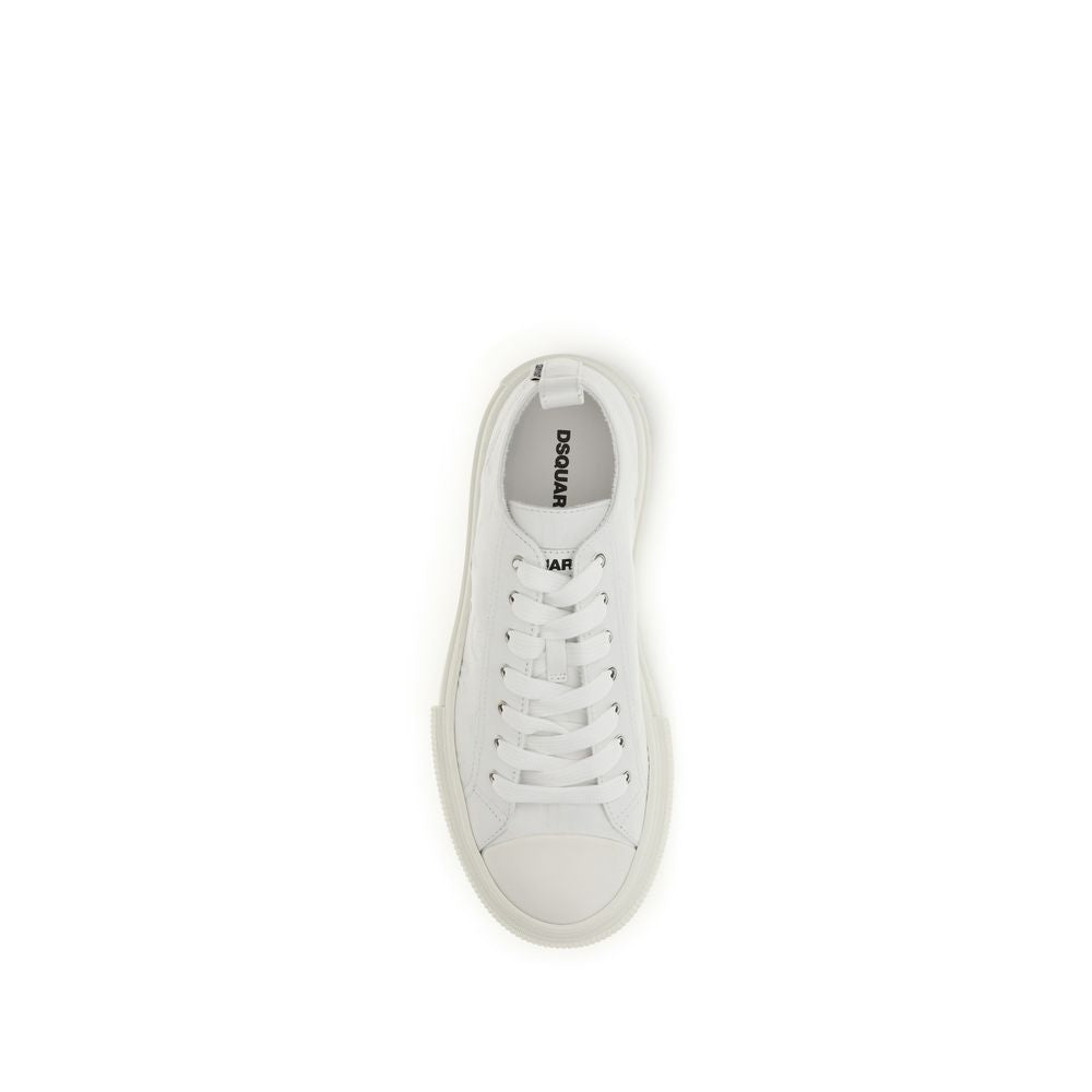 Dsquared² White Polyethylene Platform Men's Sneakers