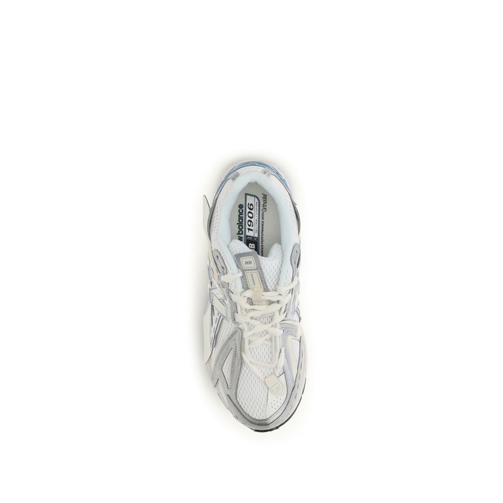 New Balance White Fabric Athletic Women's Sneakers