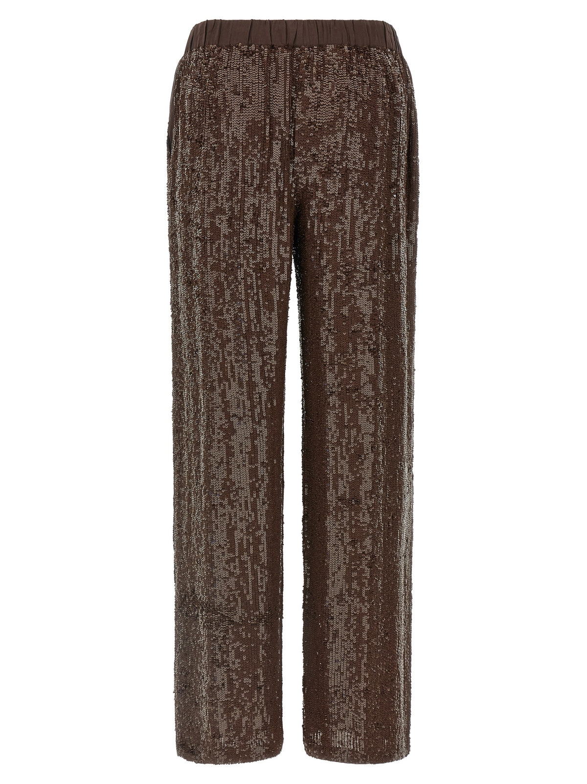 P.A.R.O.S.H. Brown Viscose Dress Women's Pants