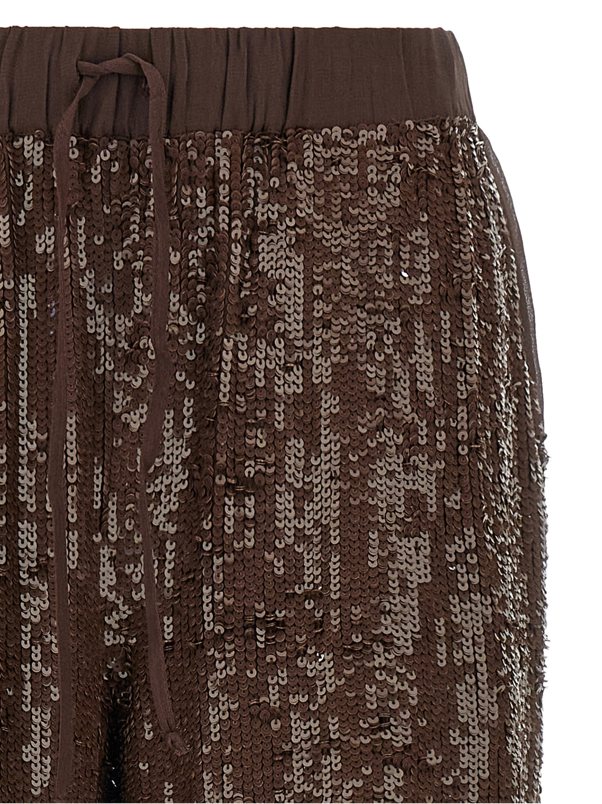 P.A.R.O.S.H. Brown Viscose Dress Women's Pants
