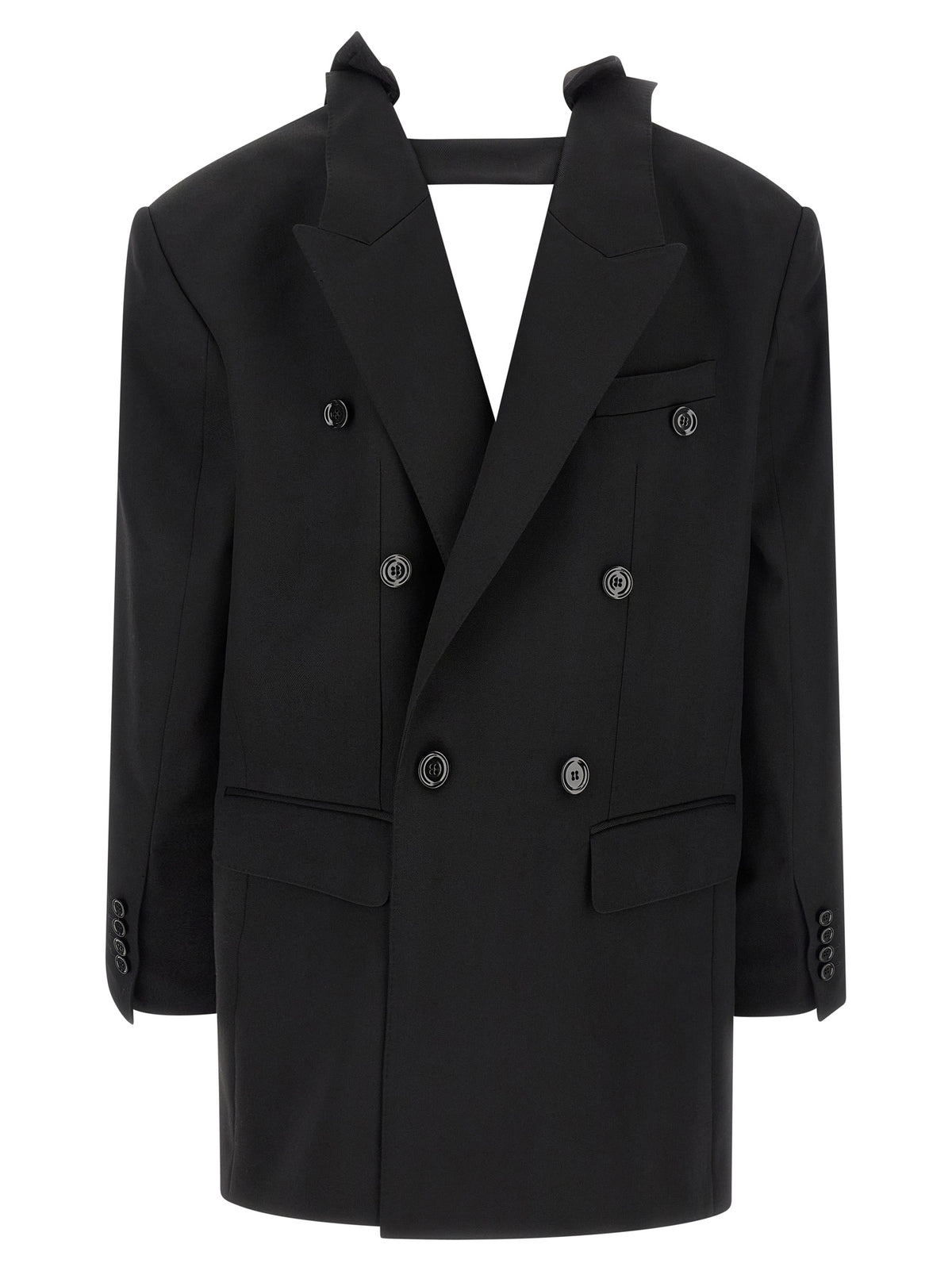 Dolce & Gabbana Black Virgin Wool Women's Blazer