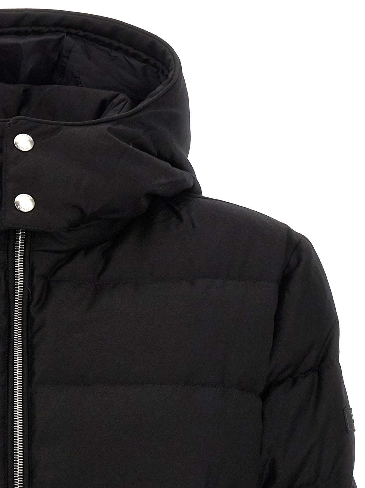 Tatras Black Wool Full-Length Men's Jacket