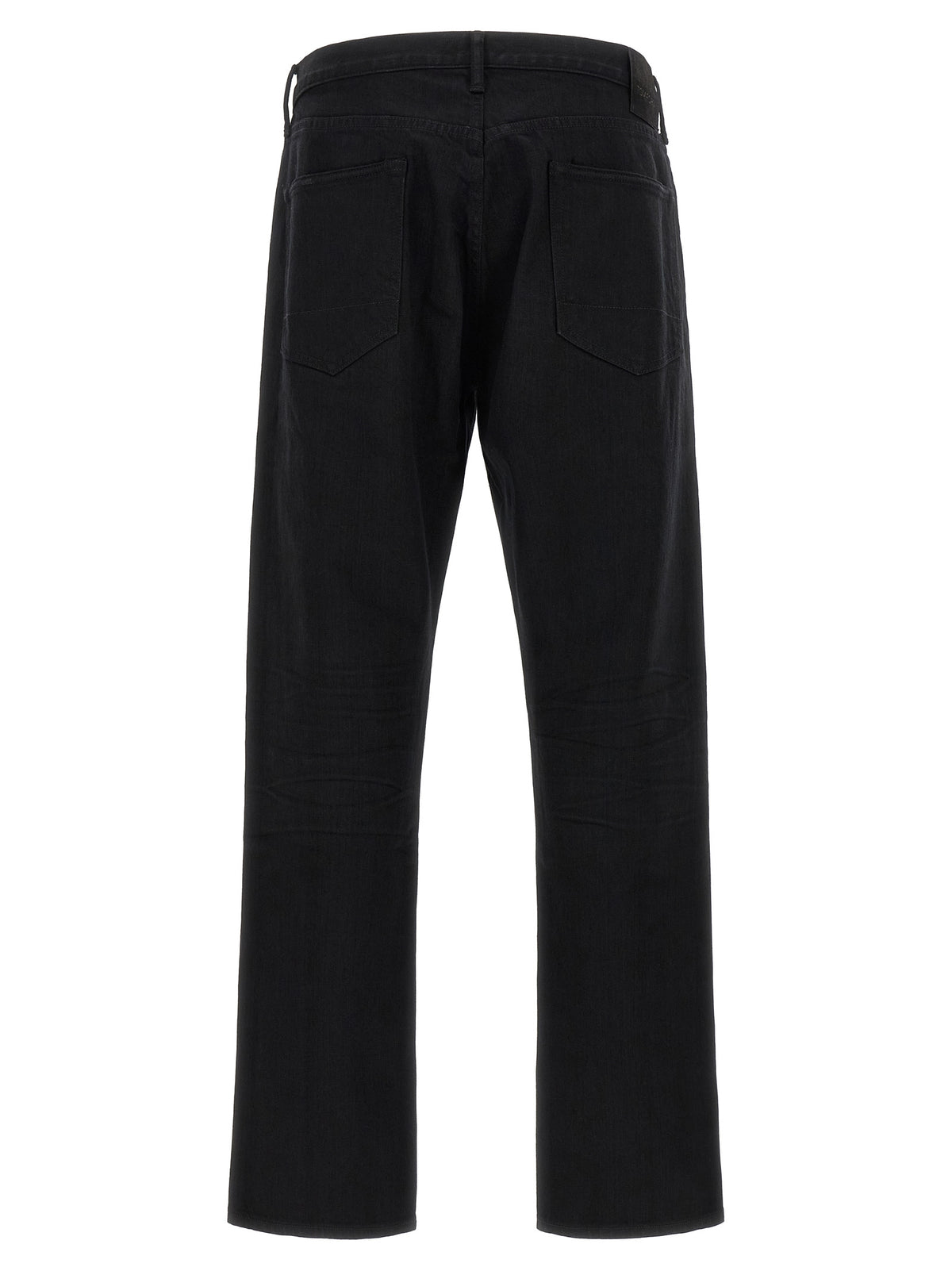 Tom Ford Black Cotton Straight-Leg Men's Jeans