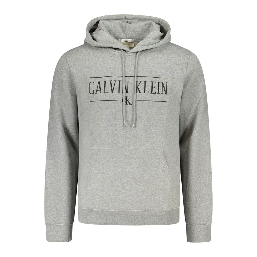 Calvin Klein Gray Cotton Men's Men's Sweatshirt