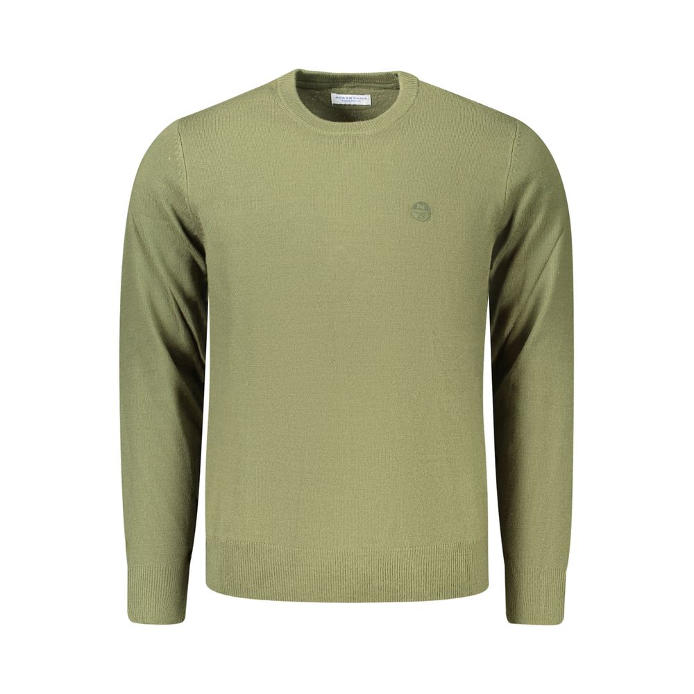 North Sails Green Acrylic Men's Men's Sweater