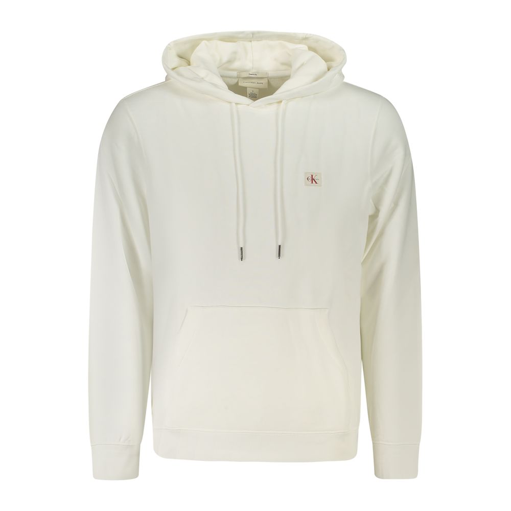 Calvin Klein White Cotton Men's Men's Hoodie