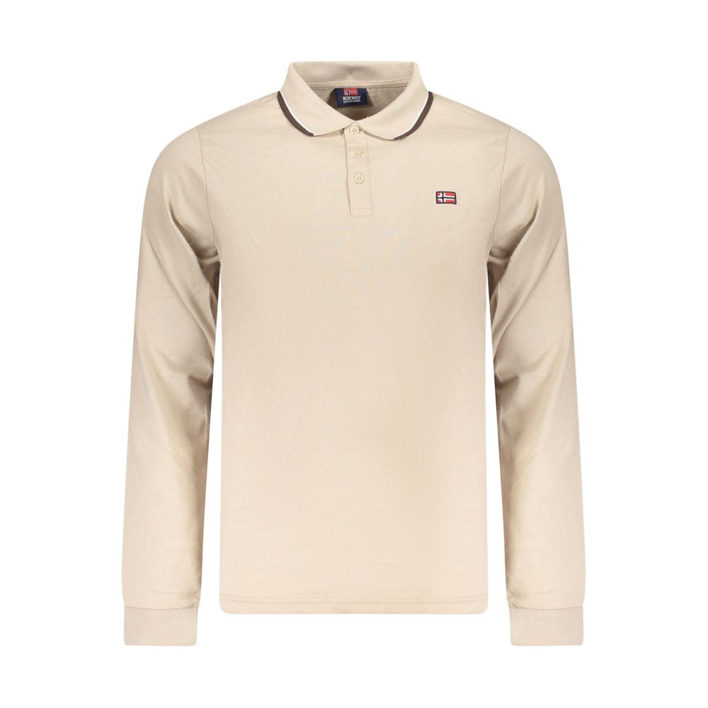 Norway 1963 Beige Cotton Men's Men's Polo