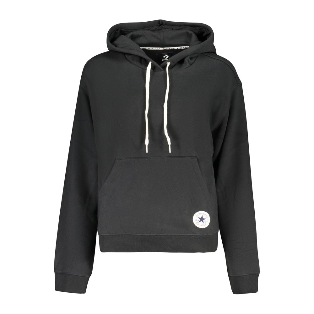 Converse Black Cotton Women's Sweatshirt