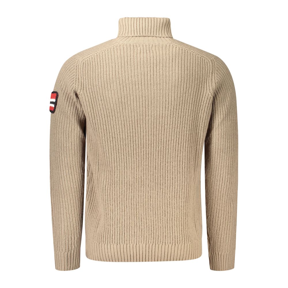 Norway 1963 Beige Wool Men's Turtleneck