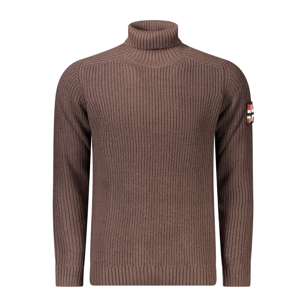 Norway 1963 Brown Wool Men's Turtleneck