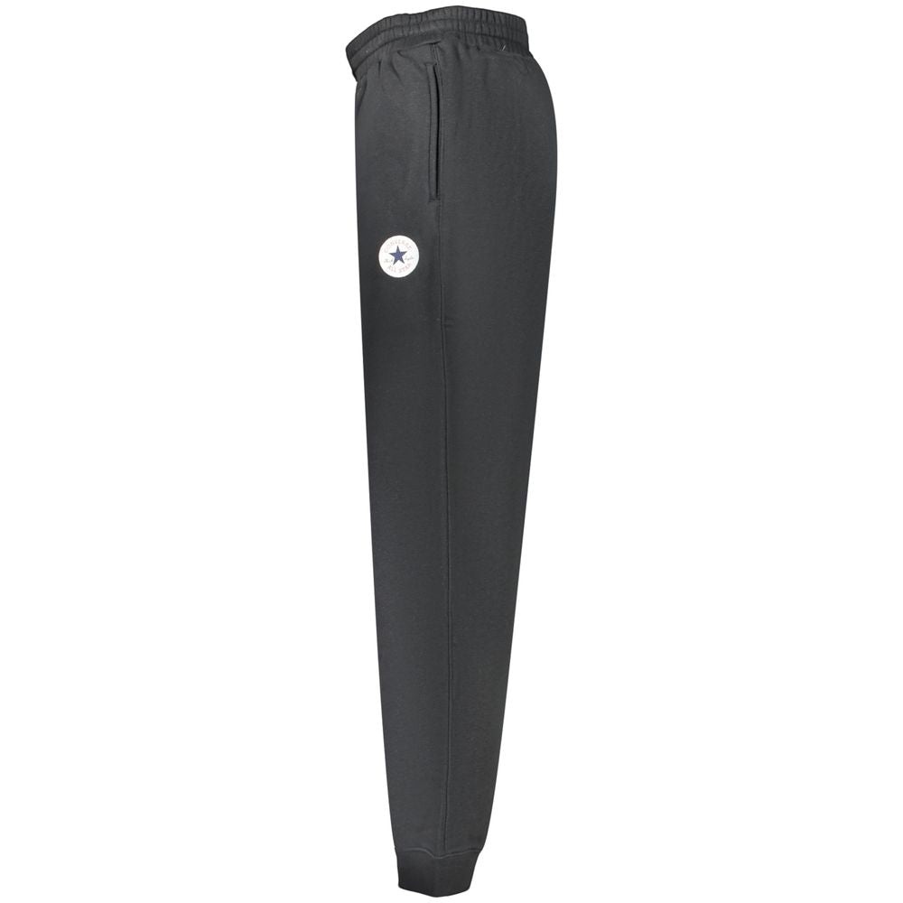 Converse Black Cotton Athletic Men's Pants
