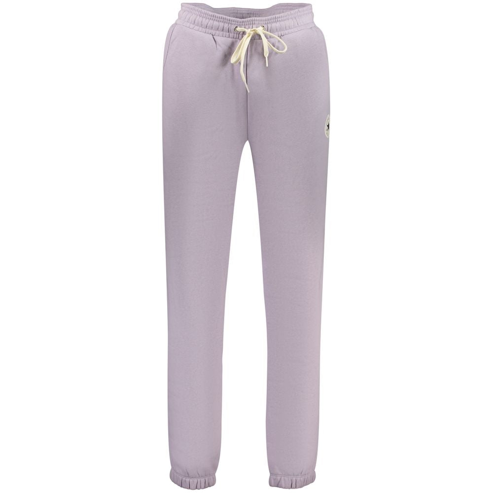 Converse Purple Cotton Joggers (Workout Women's Pants)