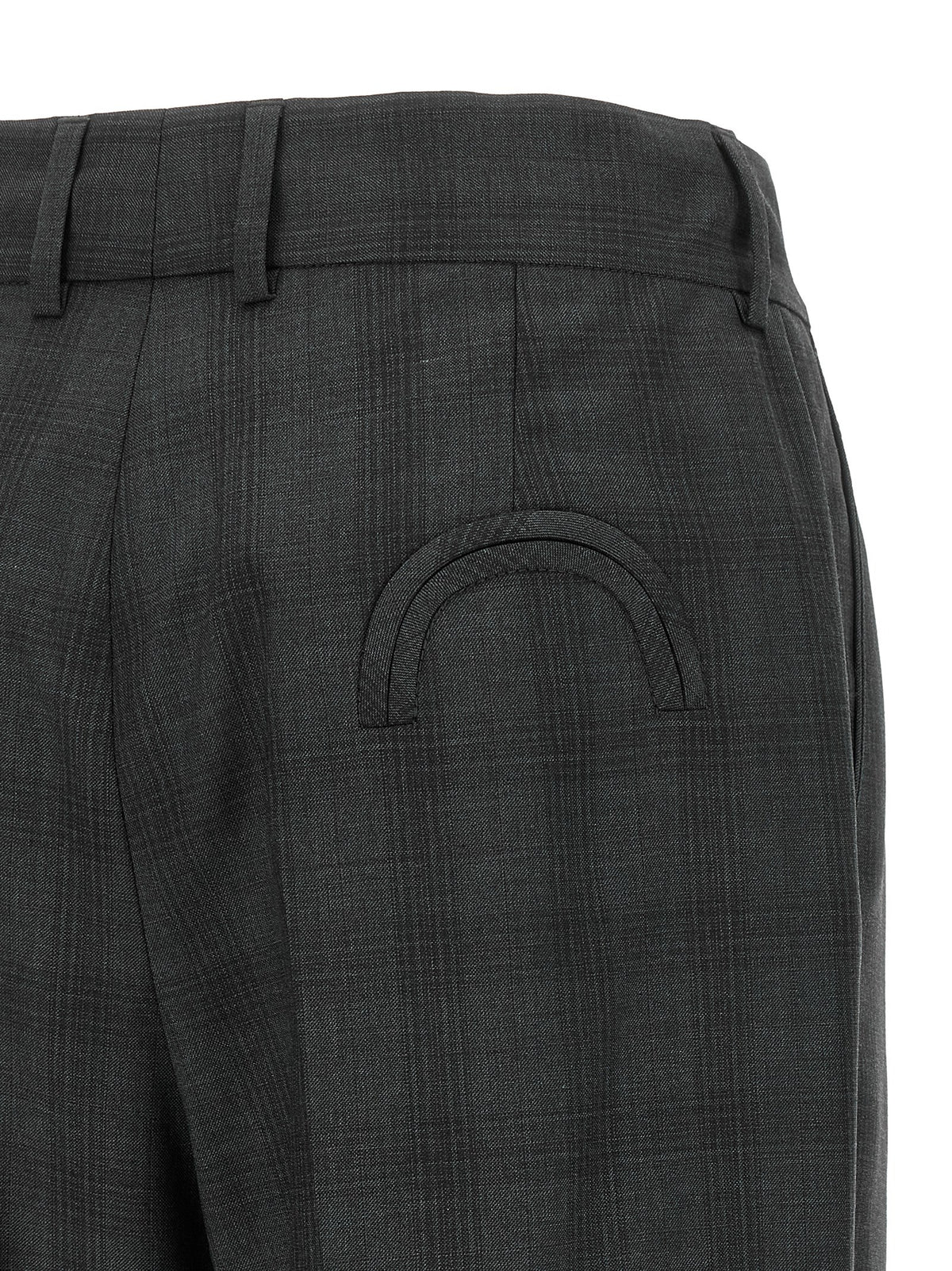 Blazé Milano Gray Virgin Wool Dress Women's Pants