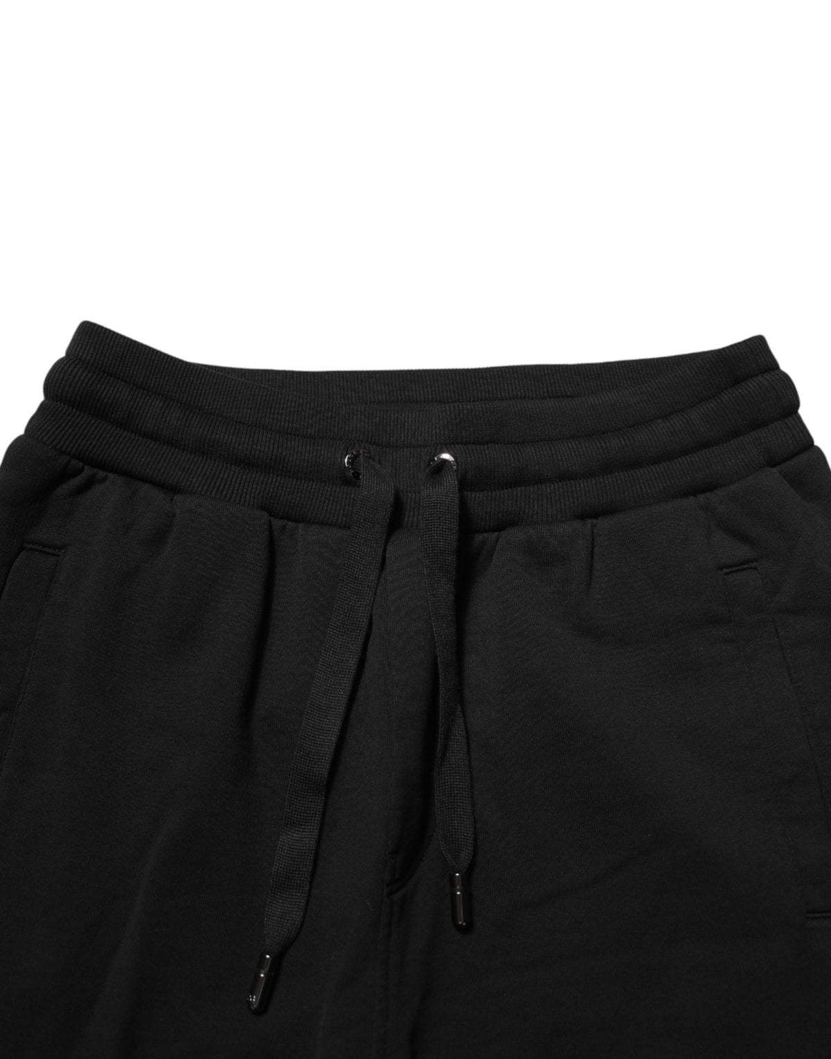 Dolce & Gabbana Black Cotton Jogger Men SweatMen's Men's Pants