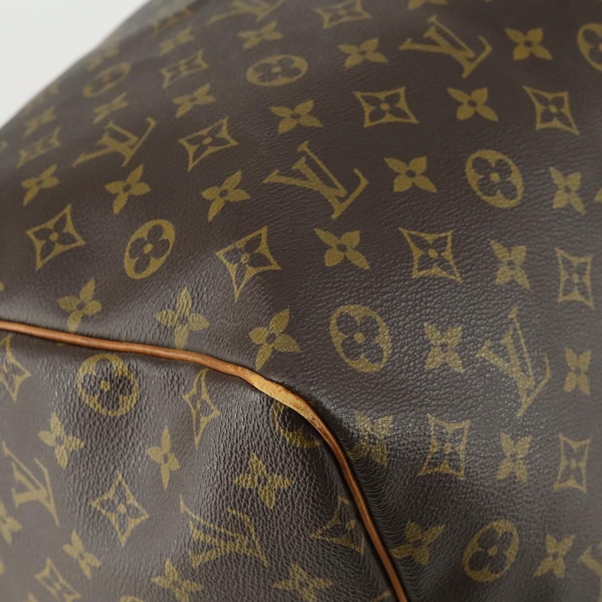 Louis Vuitton Keepall Monogram Canvas Brown Canvas Travel Bag Bag (Pre-Owned)