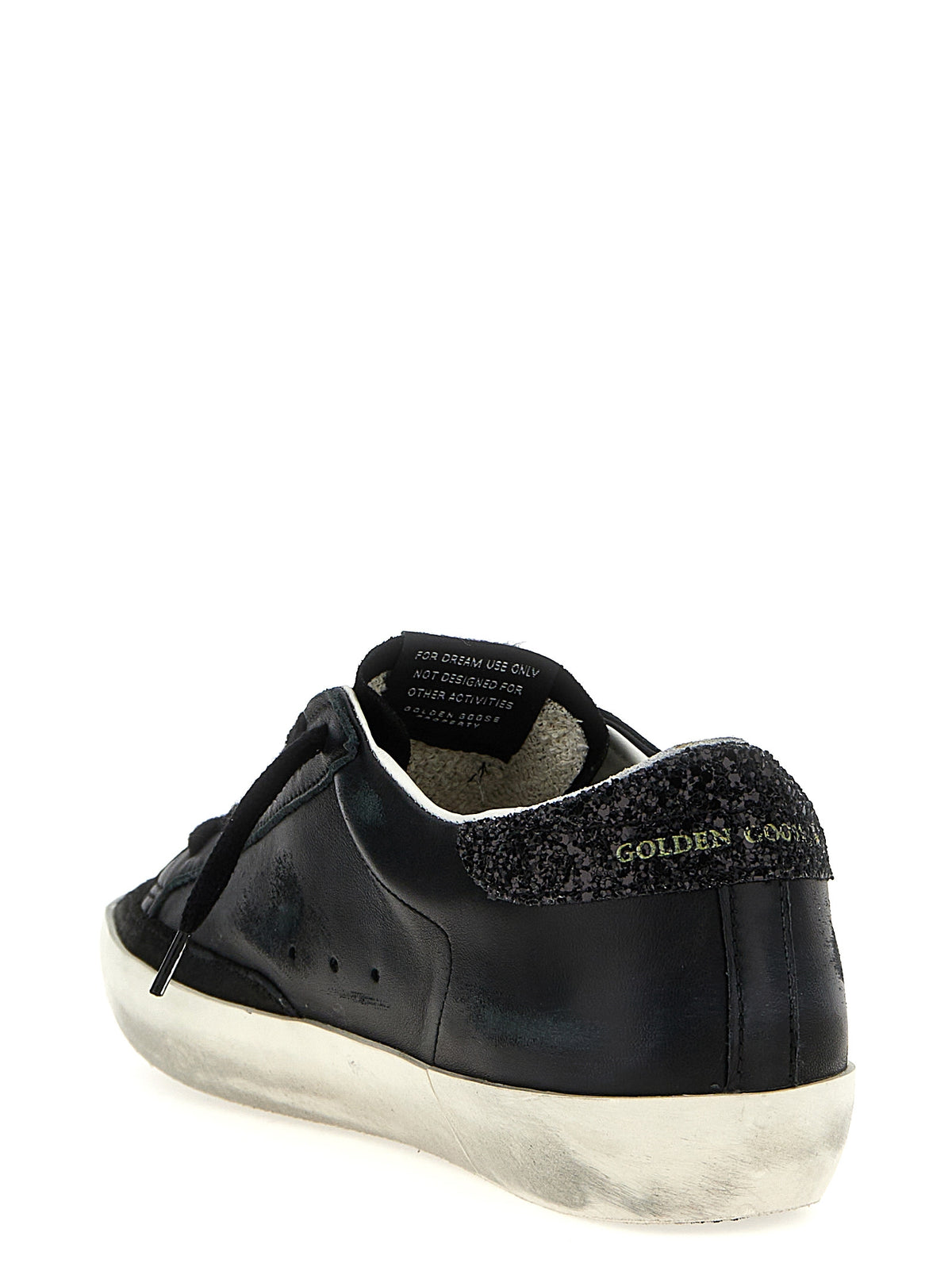Golden Goose Black Leather Low Top Women's Sneakers