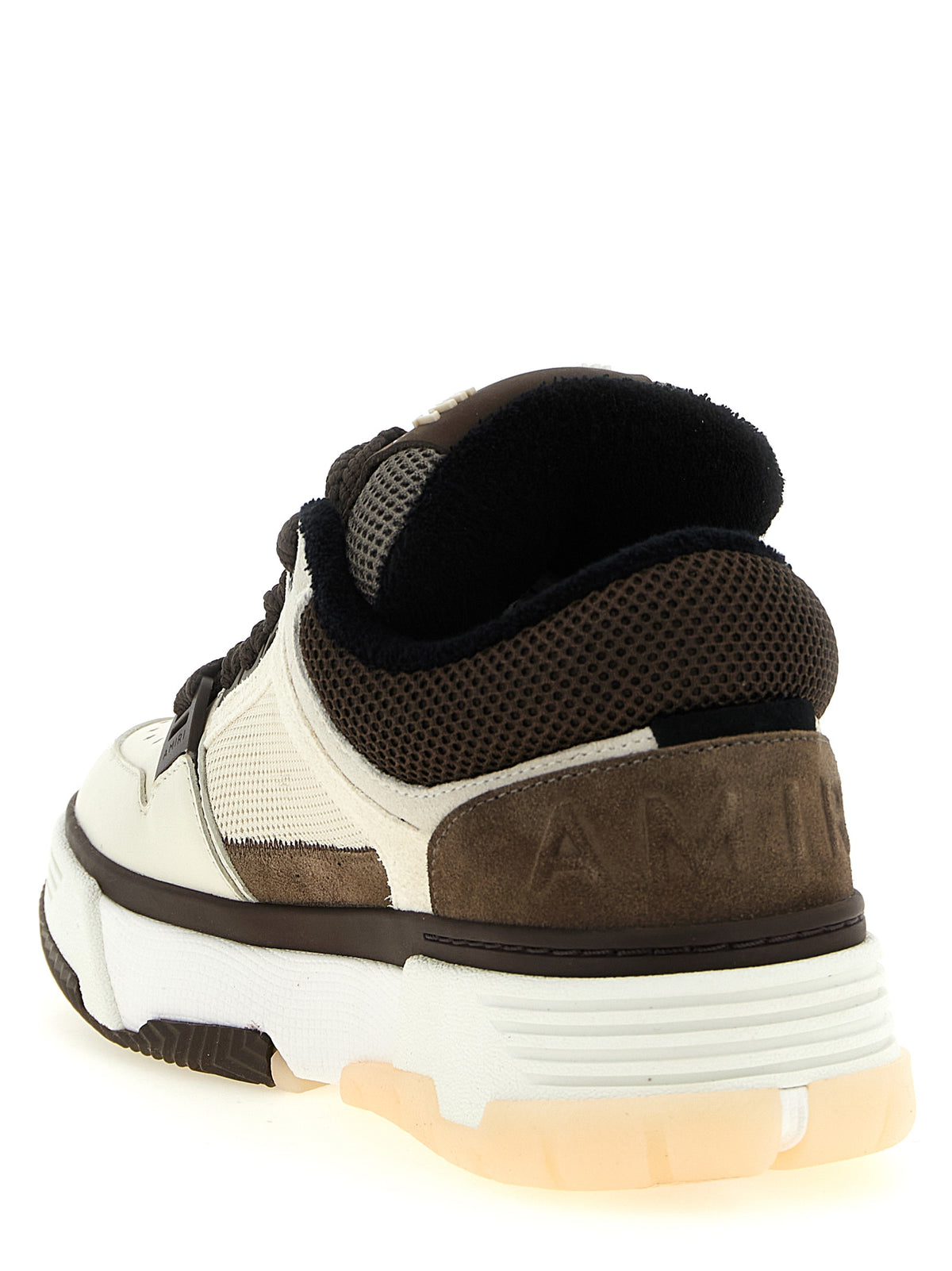 Amiri Brown Calfskin Chunky Men's Sneakers