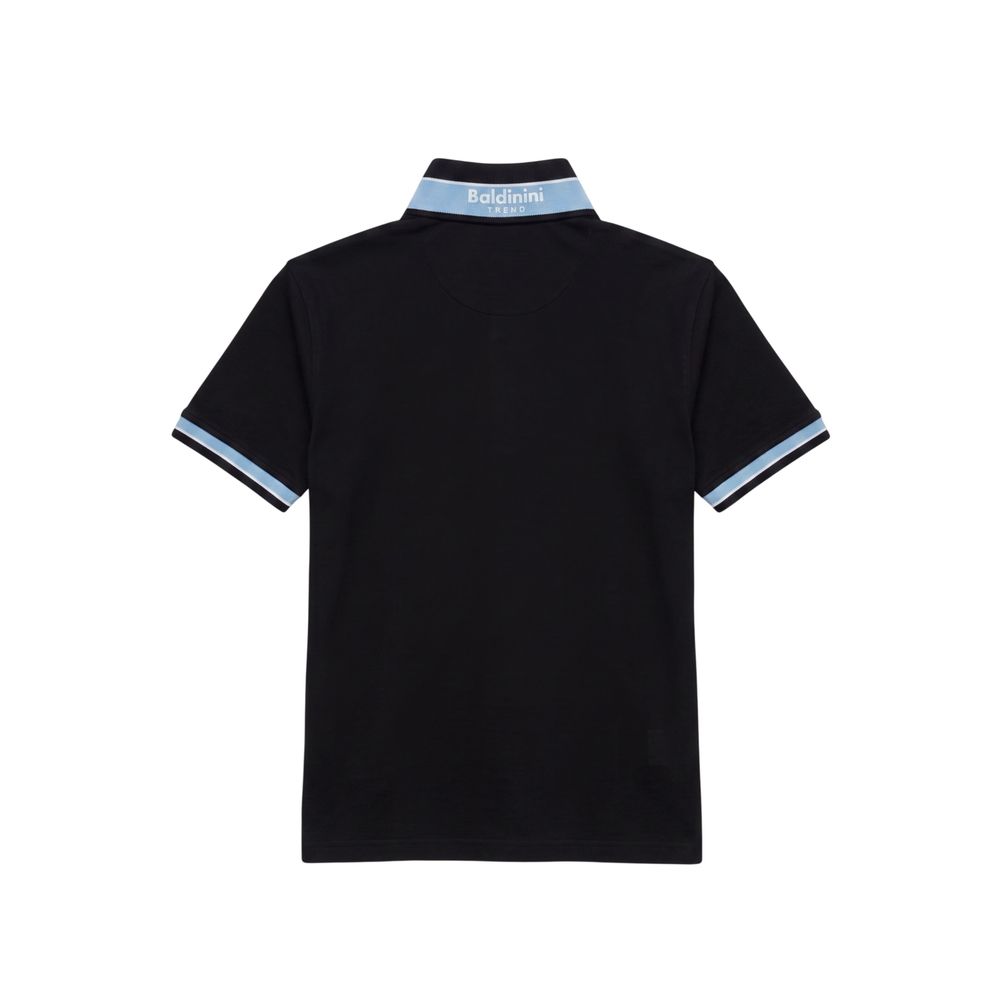 Baldinini Trend Blue Cotton Men Men's Polo-Shirt