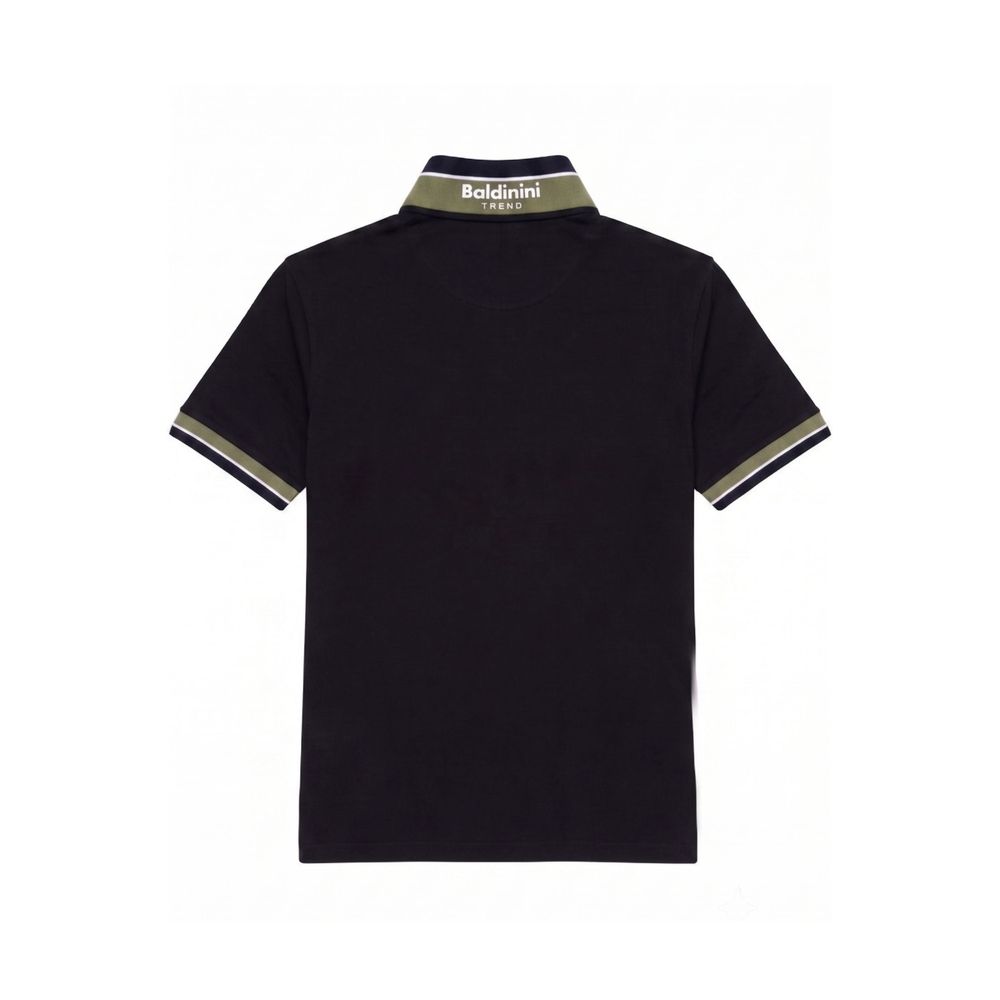 Baldinini Trend Blue Cotton Men Men's Polo
