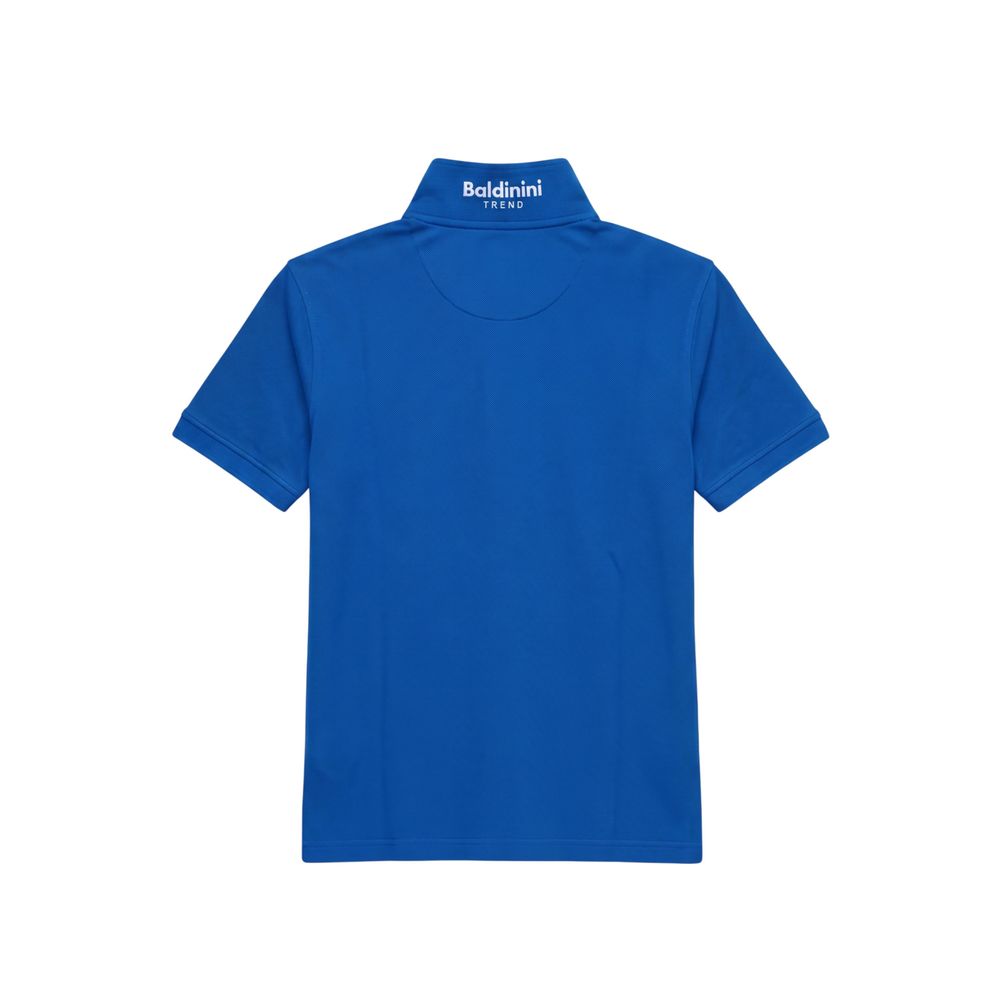 Baldinini Trend Blue Cotton Men Men's Polo-Shirt