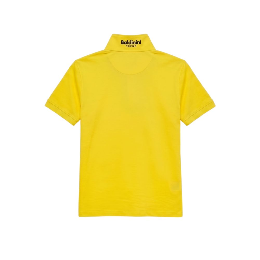 Baldinini Trend Yellow Cotton Men's Polo Men's Shirt