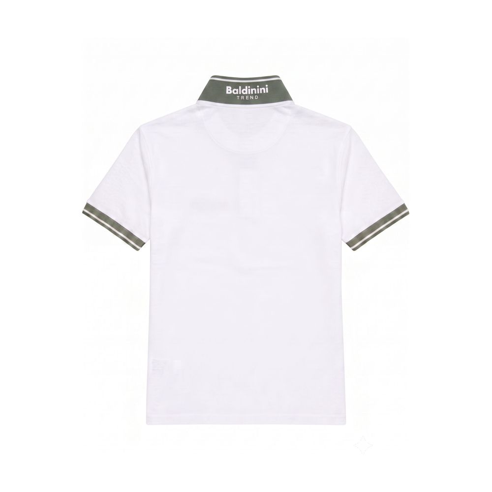 Baldinini Trend White Cotton Men Men's Polo-Shirt
