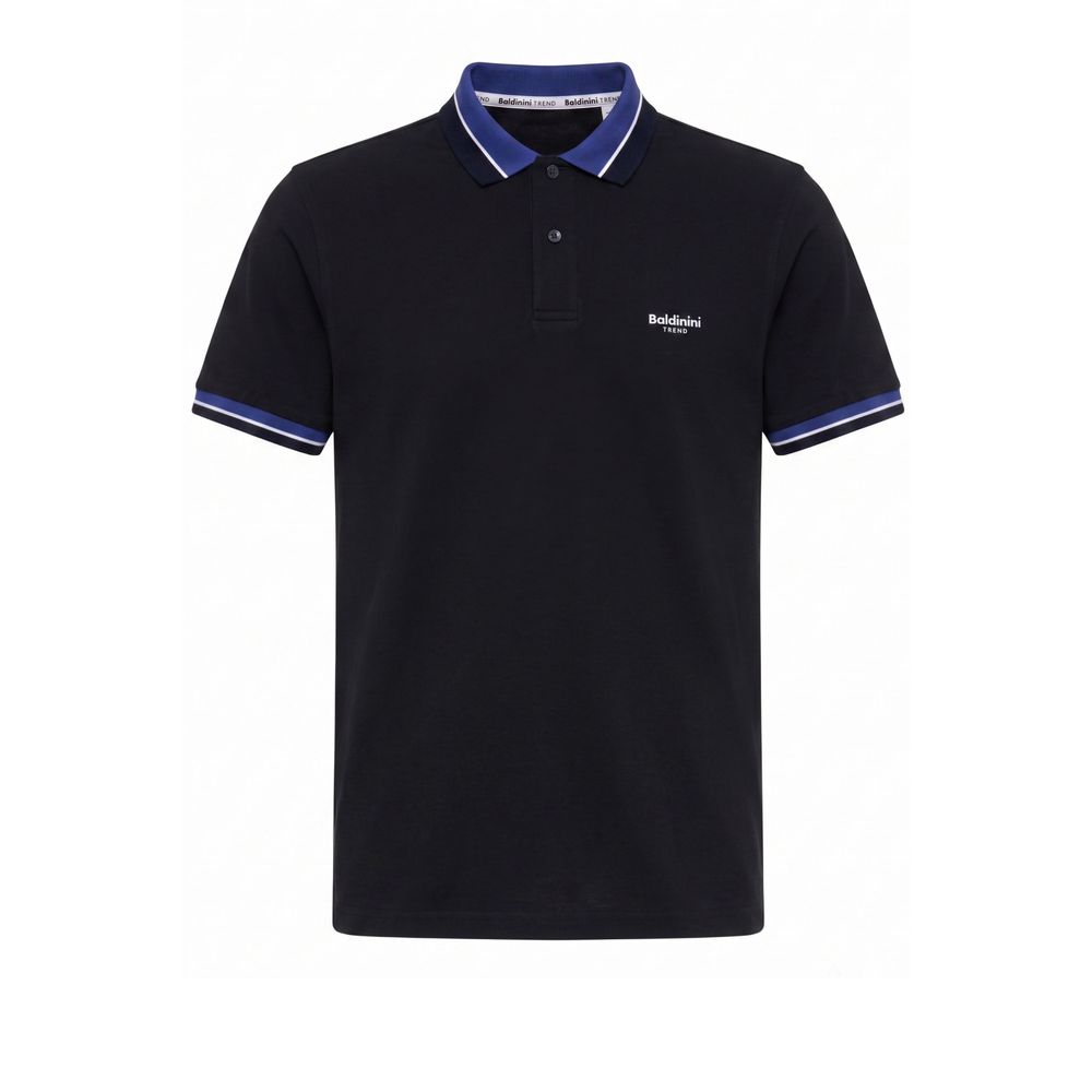 Baldinini Trend Blue Cotton Men's Men's Polo-Shirt