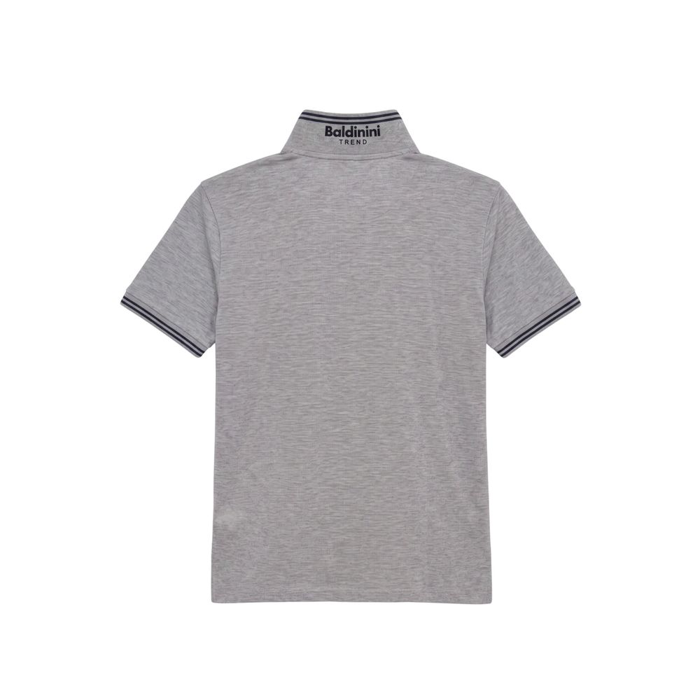 Baldinini Trend Grey Cotton Men's Men's Polo-Shirt