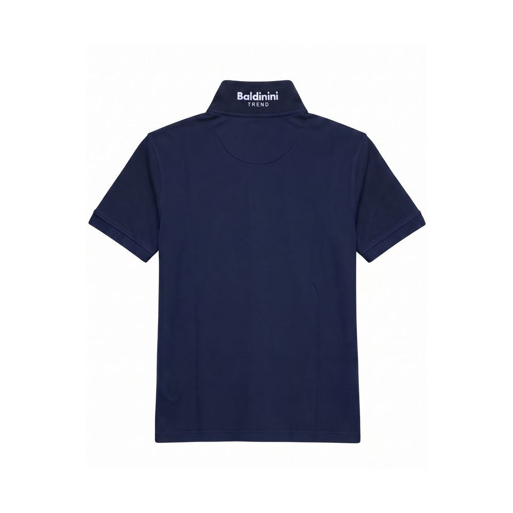 Baldinini Trend Blue Cotton Men's Men's Polo-Shirt