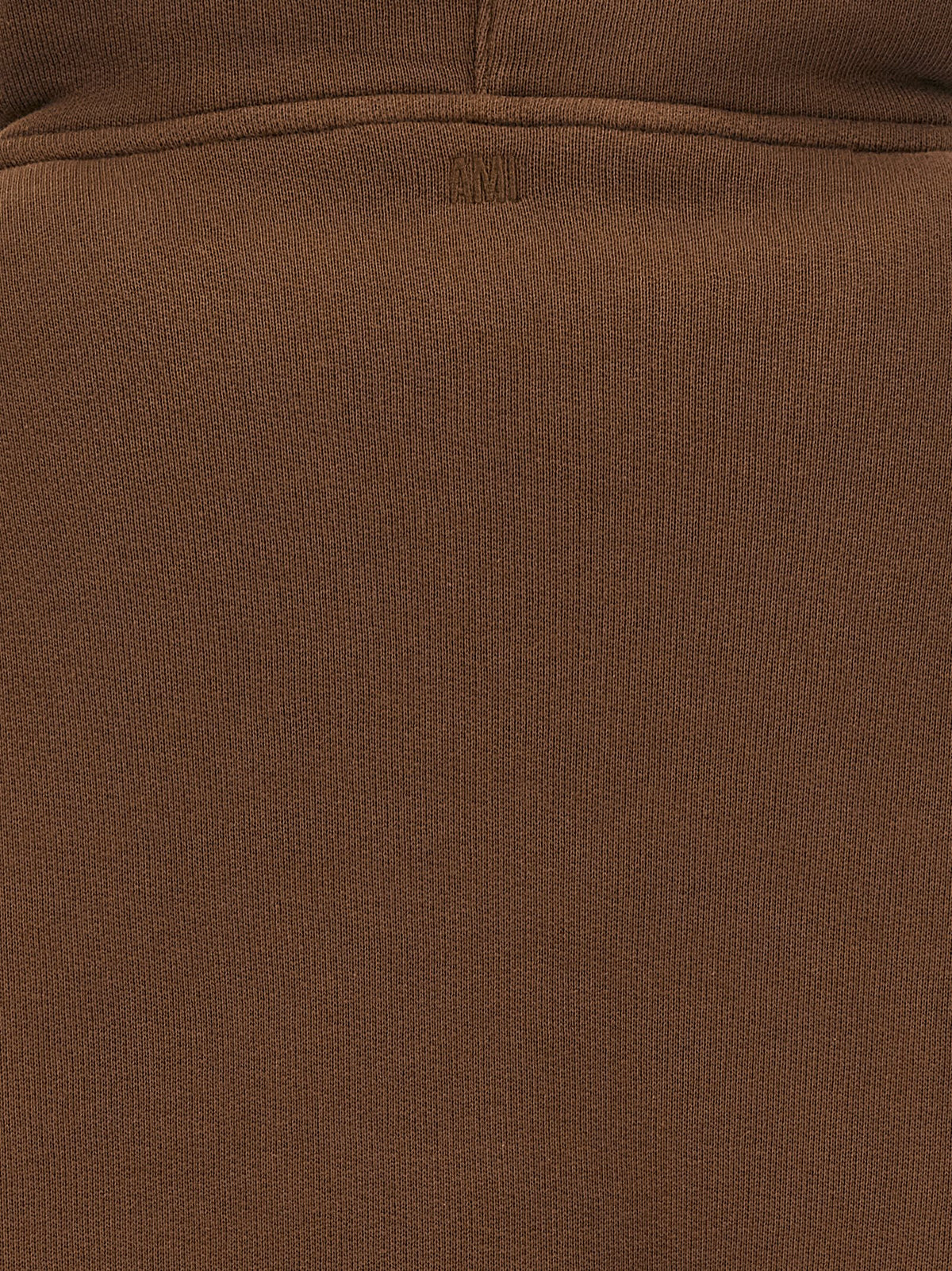Ami Paris Brown Cotton Women's Hoodie
