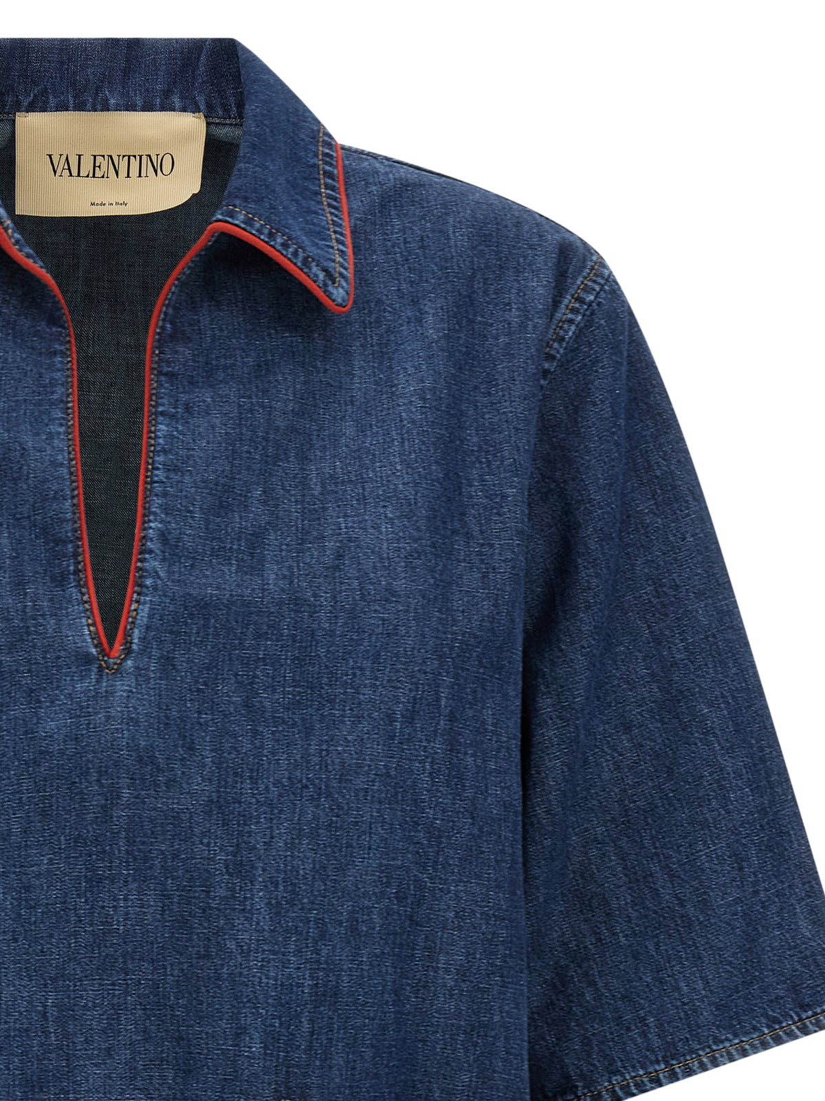 Valentino Garavani Blue Cotton Women's Blouse