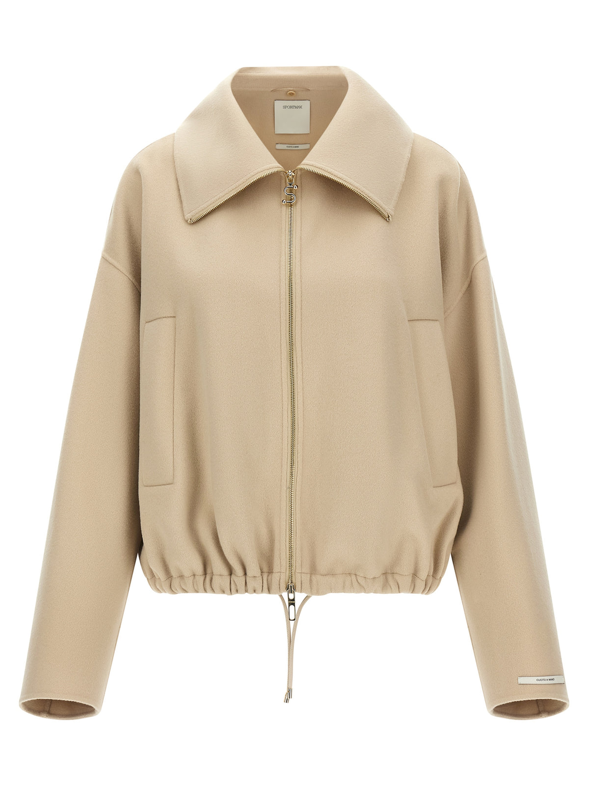 Sportmax Beige Wool Women's Bomber