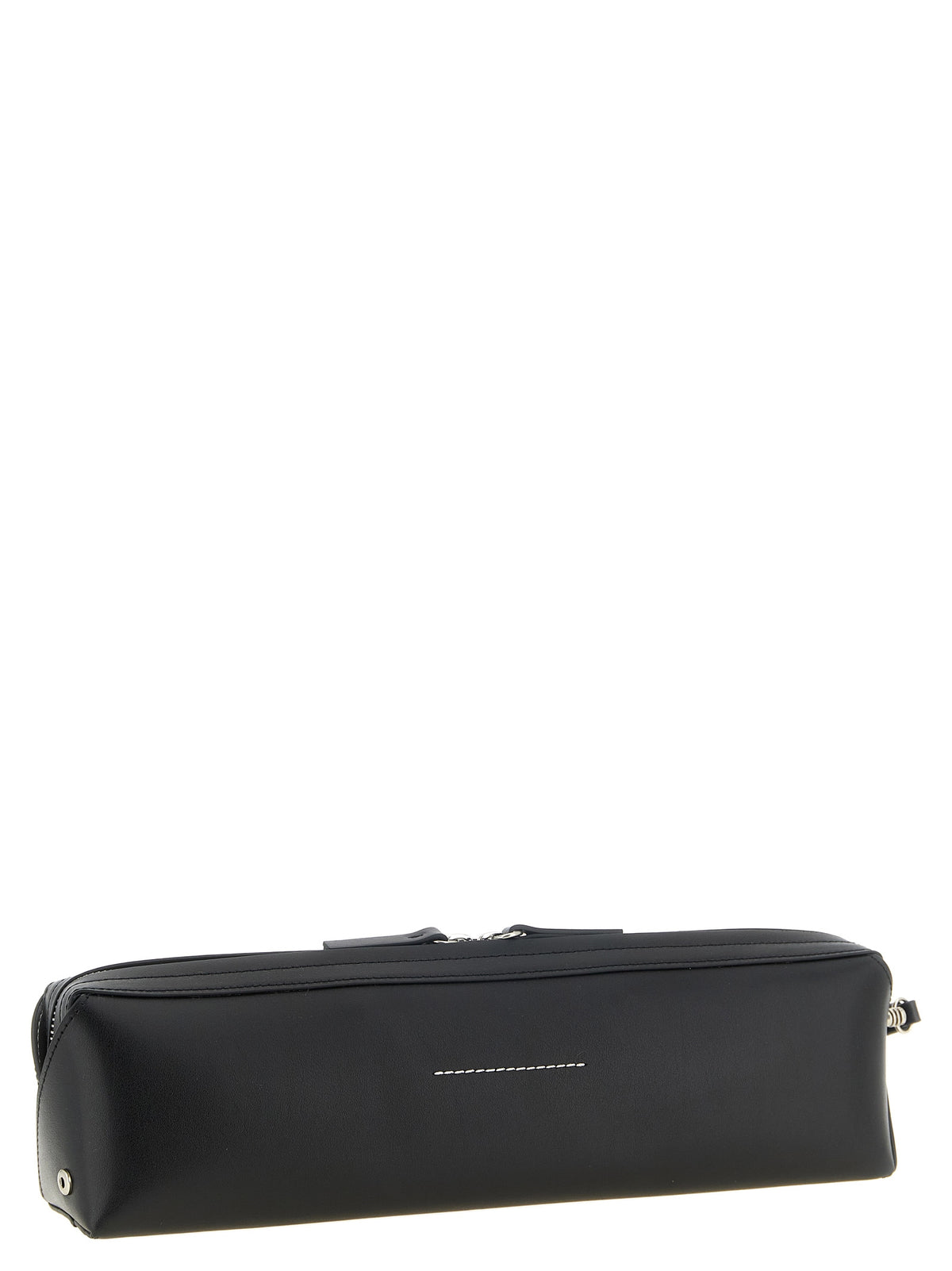 MM6 Maison Margiela Black Cowhide Clutch Women's Bag