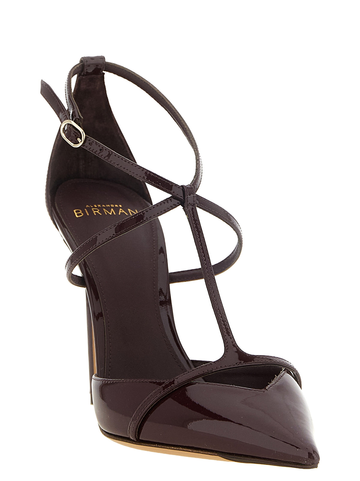 Alexandre Birman Bordeaux Calfskin High Heel Women's Pumps