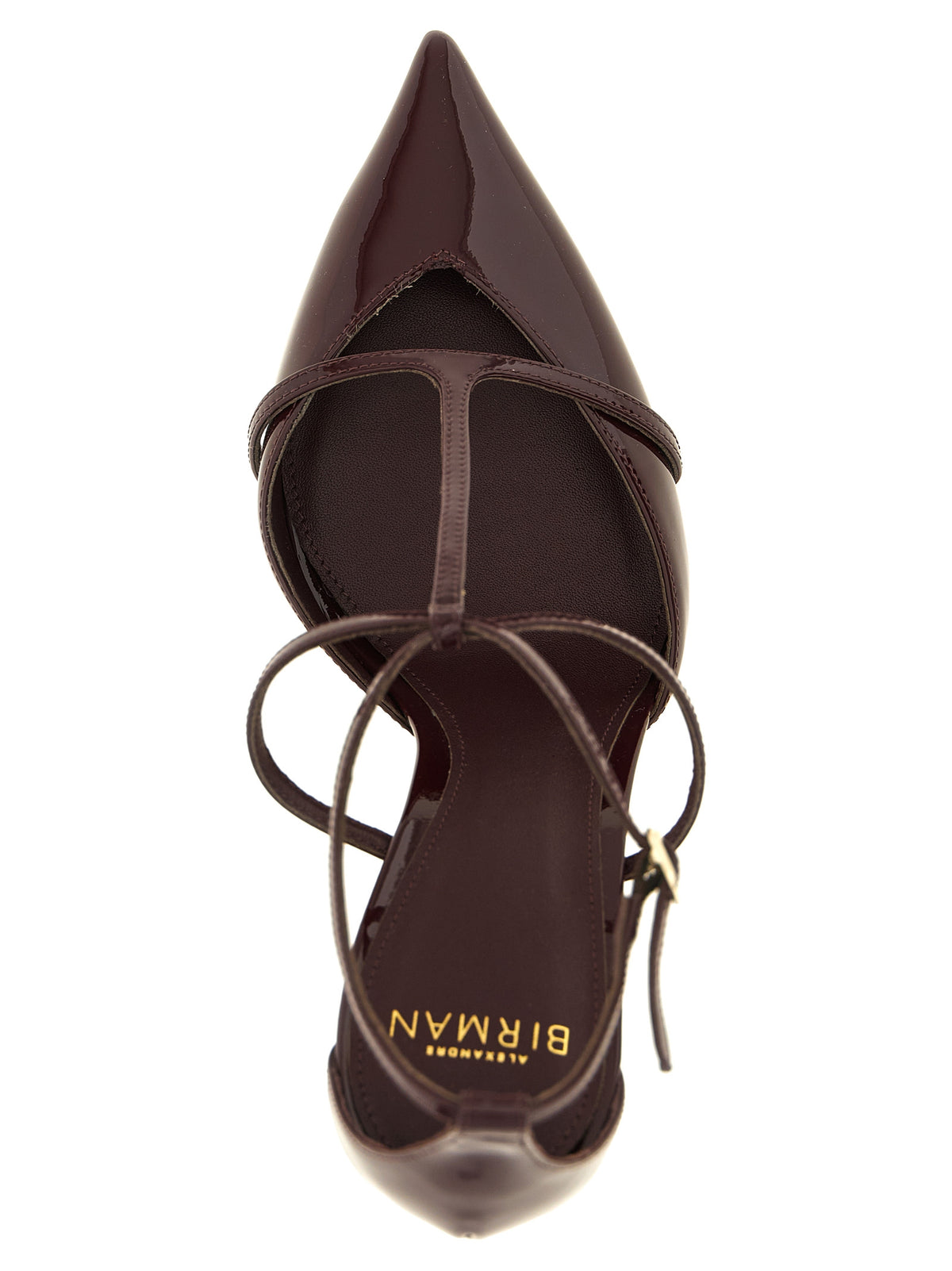 Alexandre Birman Bordeaux Calfskin High Heel Women's Pumps