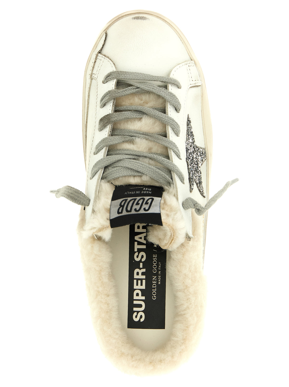 Golden Goose White Leather Women's Slides