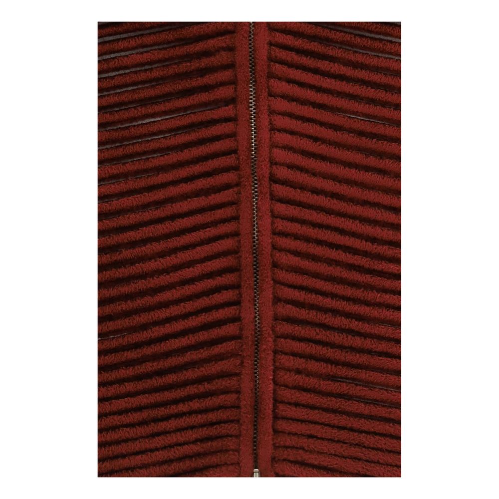 Giorgio Armani Bordeaux Viscose Women's Cardigan