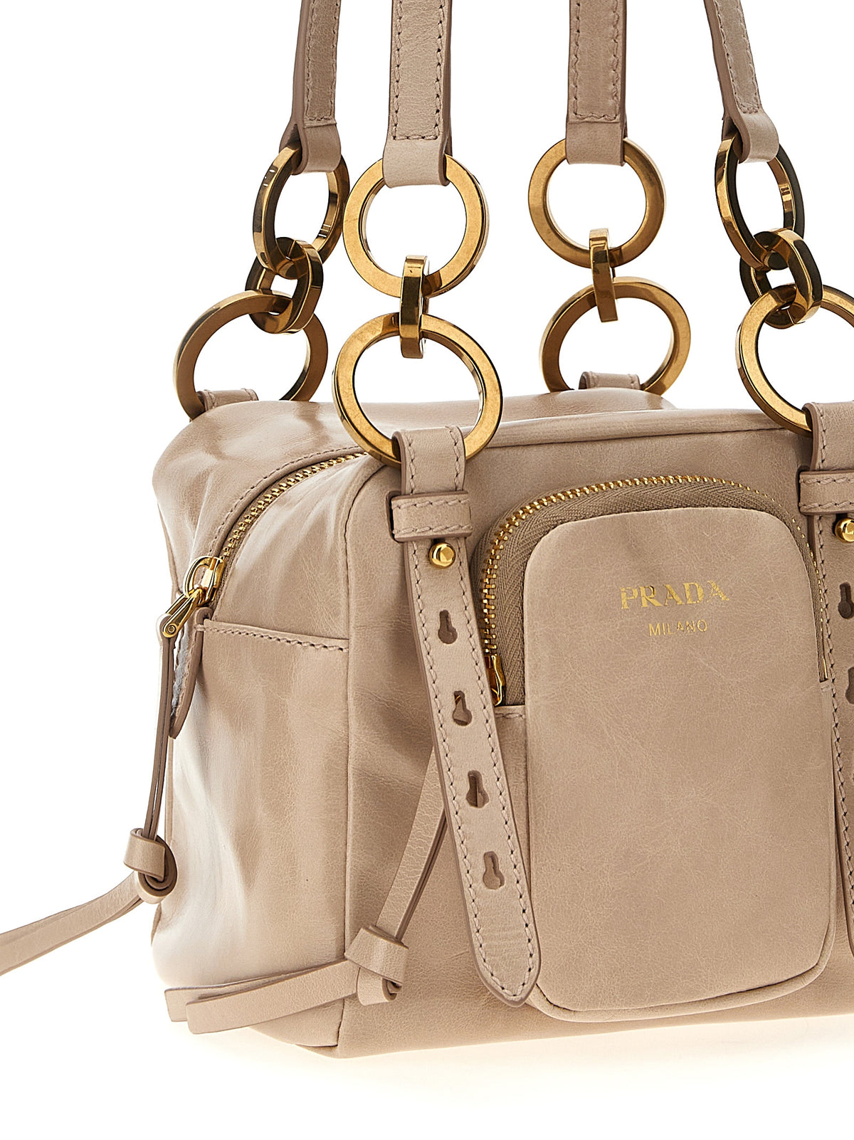Prada Multicolor Calfskin Women's Handbag