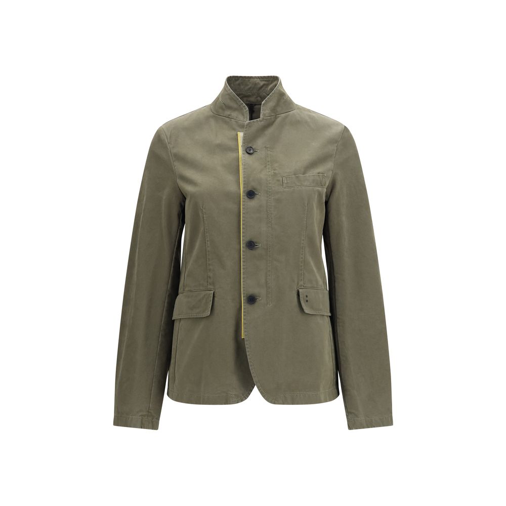 Fendi Bicolor Cotton Full-Length Women's Jacket