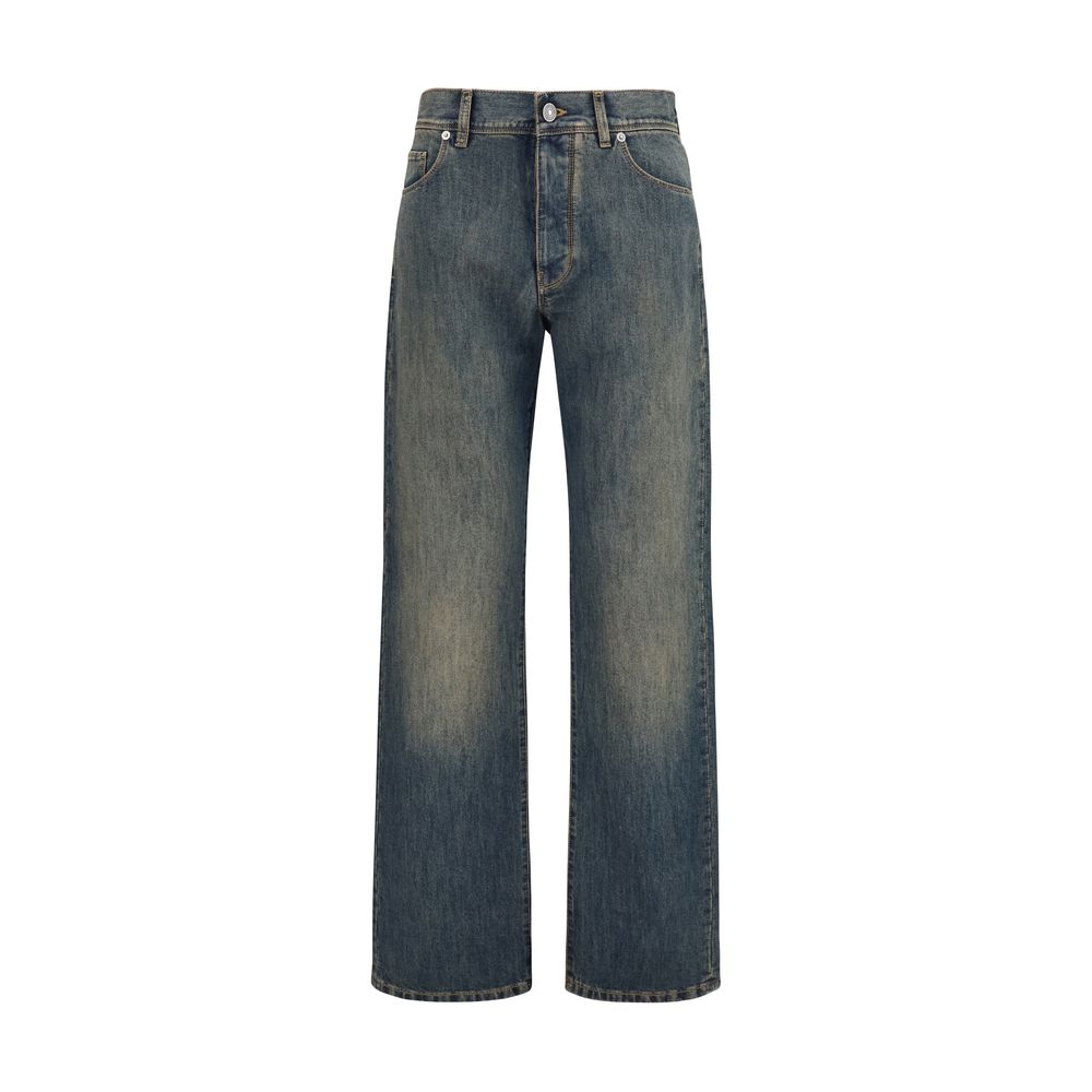 Fendi Blue Cotton Jeans Women's Denim