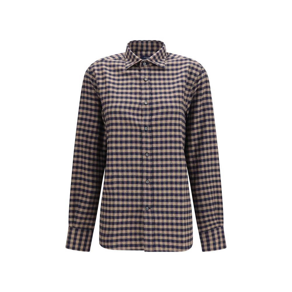 Deperlu Multicolor Cotton Pattern Men's Shirt