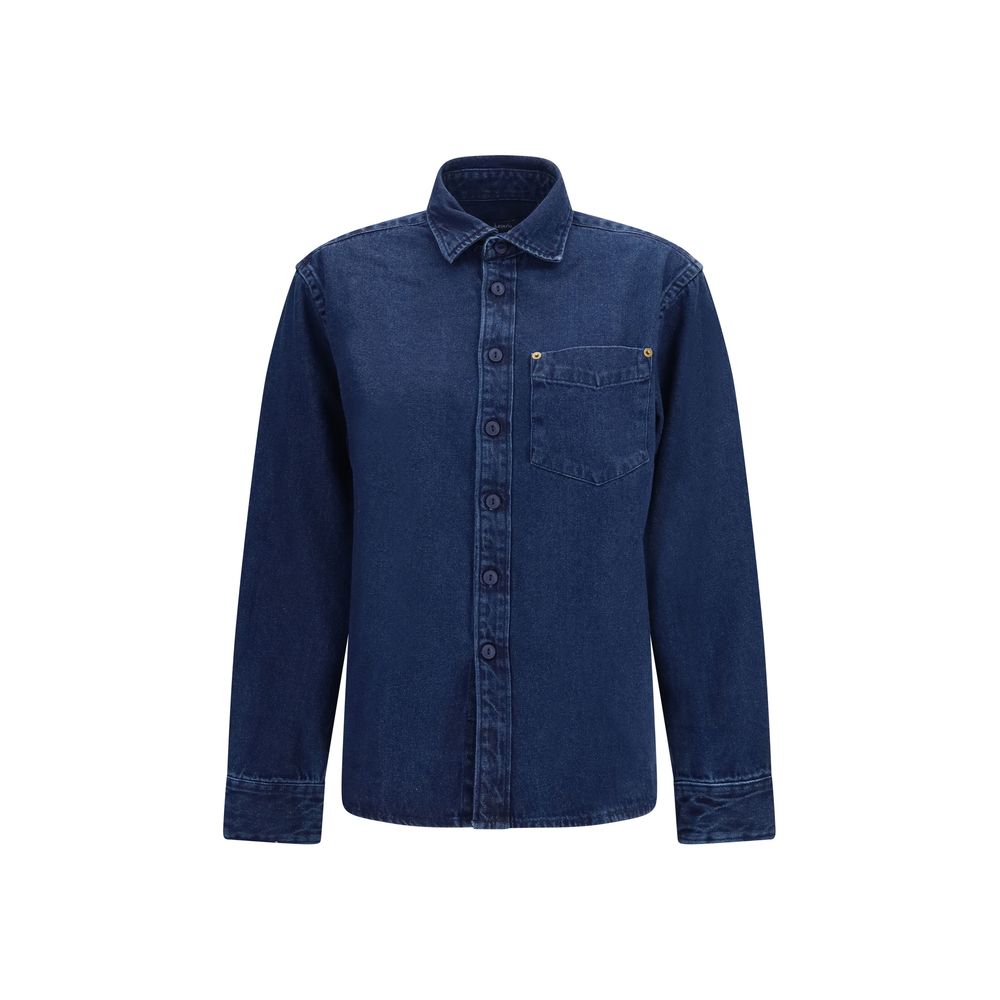 Deperlu Blue Denim Men's Shirt